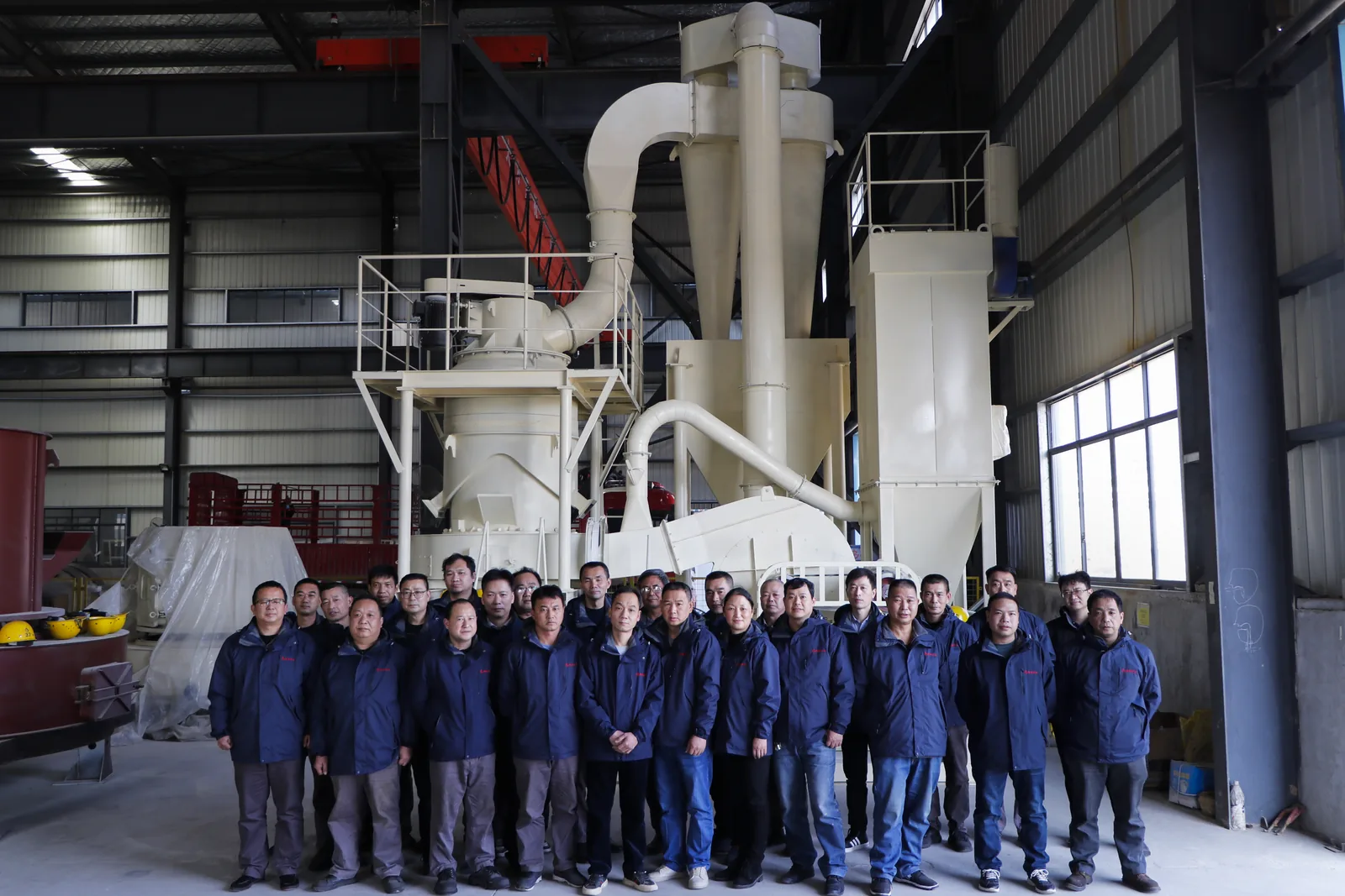 Cronus after-sales service engineers in the factory